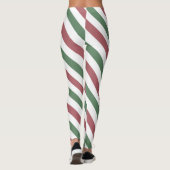 Leggings Bandes de Noël personnalisables (Dos)