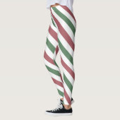 Leggings Bandes de Noël personnalisables (Gauche)