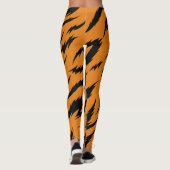 Leggings Bandes de tigre motif sans soudure - 2 (Dos)