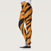 Leggings Bandes de tigre motif sans soudure - 2 (Gauche)