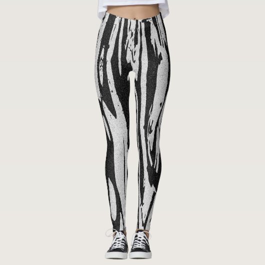 Leggings Bandes déchirées (Devant)