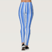 Leggings Bandes d'ombre bleues (Dos)