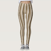 Leggings Bandes d'ombre Brown (Devant)