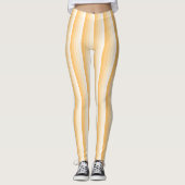 Leggings Bandes d'ombre jaune (Devant)