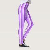 Leggings Bandes d'ombre pourpres (Droite)