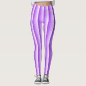 Leggings Bandes d'ombre pourpres (Devant)