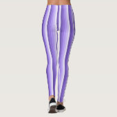 Leggings Bandes d'ombre violette (Dos)
