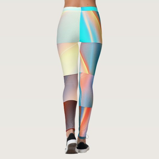 Leggings Bandes du coucher du soleil (Dos)