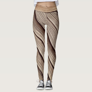 Leggings Bandes en bois