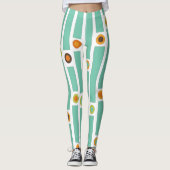 Leggings Bandes et cercles (Devant)