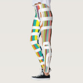 Leggings Bandes et rectangles (Gauche)