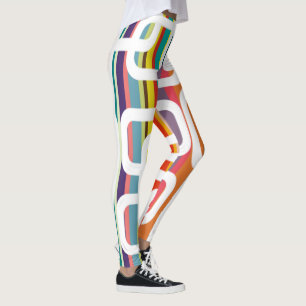 Leggings Bandes et rectangles
