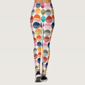 Leggings Bandes et solides (Dos)