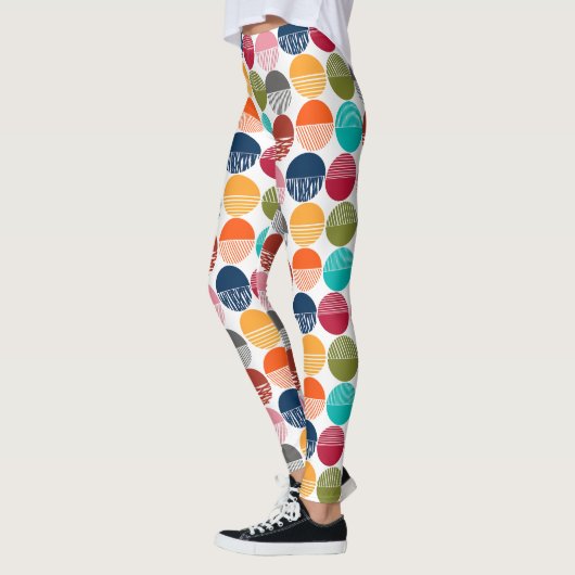 Leggings Bandes et solides (Gauche)