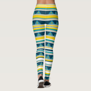 Leggings Bandes et triangles