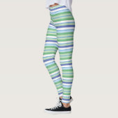 Leggings Bandes horizontales colorées (Gauche)