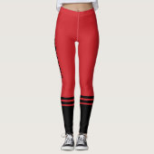 Leggings Bandes horizontales noires | Nom | Moteur d'incend (Devant)