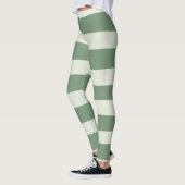 Leggings Bandes inégales - Vert (Gauche)