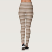 Leggings Bandes Mocha Légères (Dos)