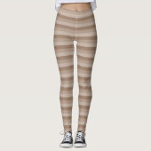 Leggings Bandes Mocha Légères (Devant)