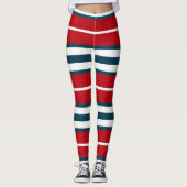 Leggings Bandes nautiques (Devant)
