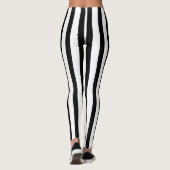 Leggings Bandes noires et blanches (Dos)
