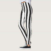 Leggings Bandes noires et blanches (Gauche)