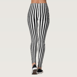 Leggings Bandes noires et blanches