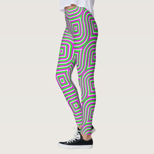 Leggings Bandes ondulées multicolores (Gauche)
