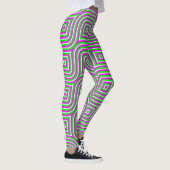 Leggings Bandes ondulées multicolores (Droite)