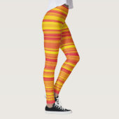 Leggings Bandes Orange Rouge Jaune (Droite)
