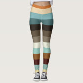 Leggings Bandes rétro (Devant)