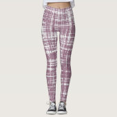 Leggings Bandes rose pâle (Devant)