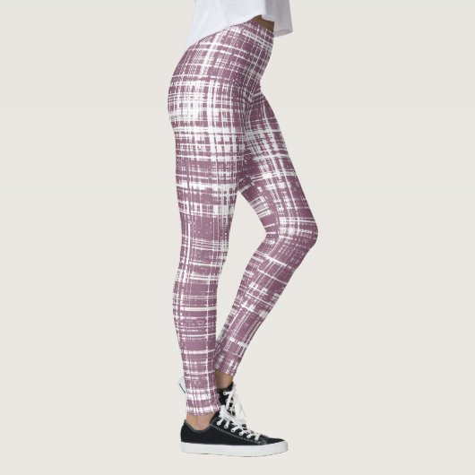 Leggings Bandes rose pâle (Droite)