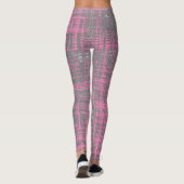 Leggings Bandes rose pâle (Dos)