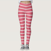 Leggings Bandes roses (Devant)