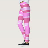 Leggings Bandes roses (Gauche)