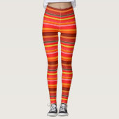 Leggings Bandes rouges (Devant)