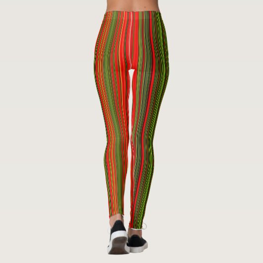 Leggings Bandes verticales colorées (Dos)