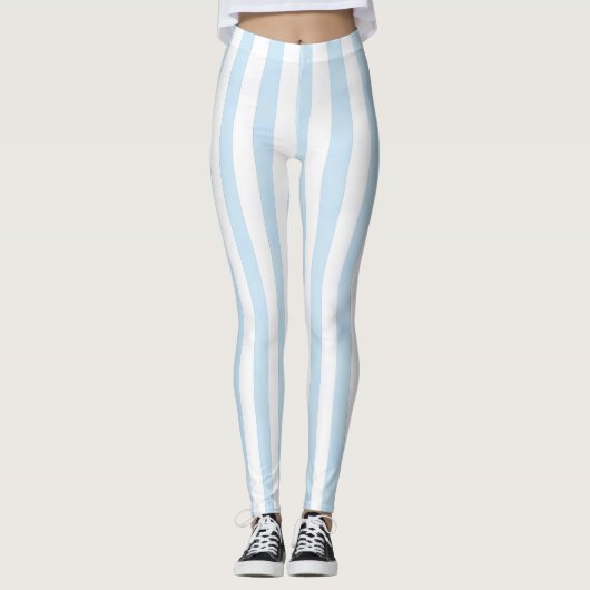 Leggings Bandes verticales de l'aquarelle (Devant)