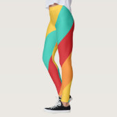 Leggings Bandes verticales multicolores (Gauche)