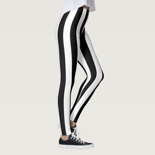 Leggings Bandes verticales noires (Droite)