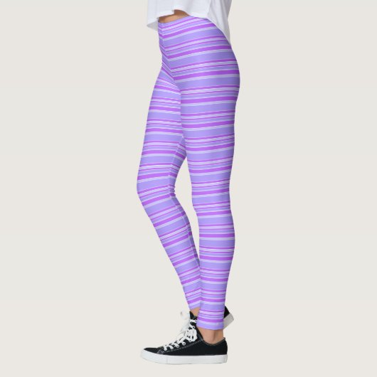 Leggings Bandes violettes (Gauche)