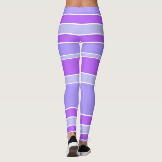 Leggings Bandes violettes (Dos)