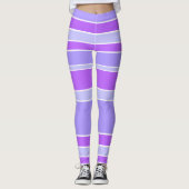 Leggings Bandes violettes (Devant)
