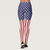 Leggings Bannière étoilée patriote Etats-Unis de drapeau (Dos)
