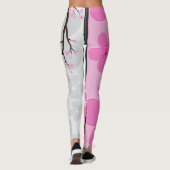 Leggings Bannières de fleurs de cerisier (Dos)