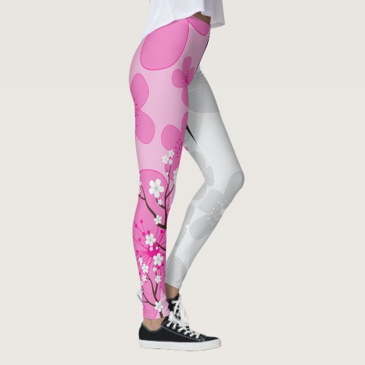 Leggings Bannières de fleurs de cerisier (Droite)
