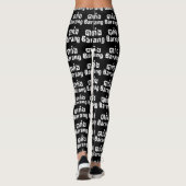 Leggings Barang ♦ Étranger dans le langage khmer ♦ (Dos)