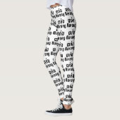 Leggings Barang ♦ Étranger en langue khmer ♦ Script (Gauche)